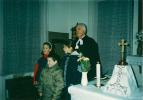 Zalaszentgrót, Havasi Kálmán a gyüleleteti teremben, 2002. december 24.